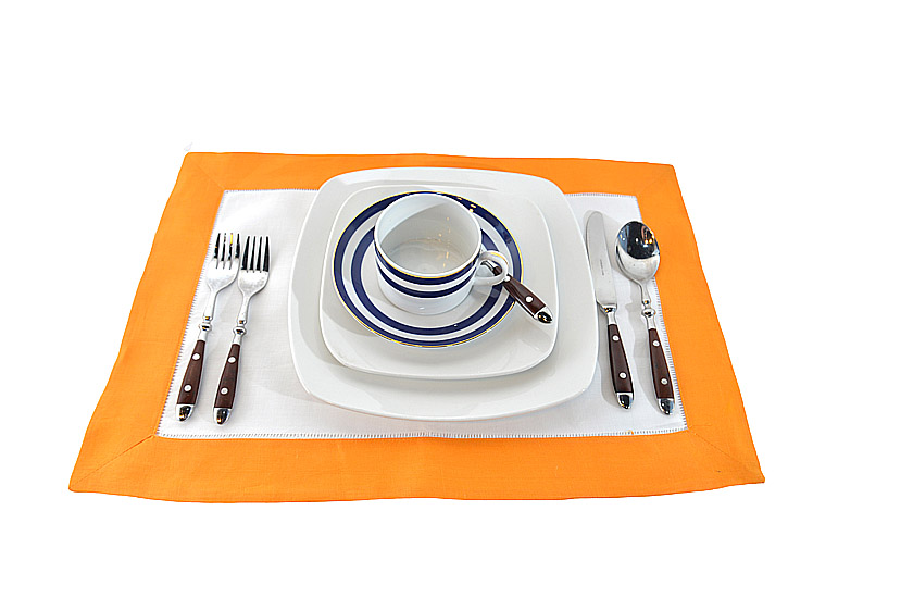 Table Placemat. Radiant Orange