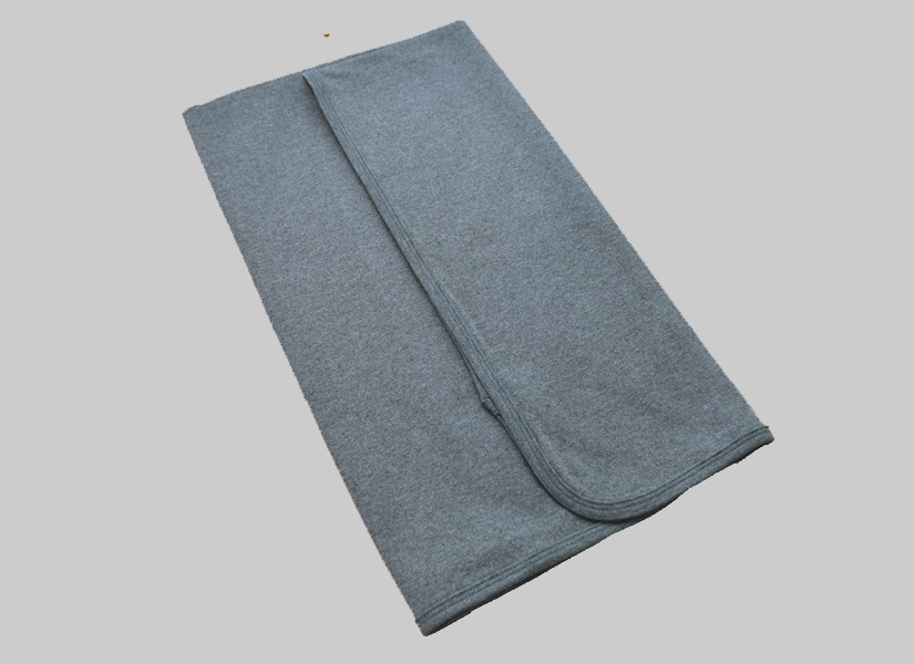 gray color Baby Receiving Blanket