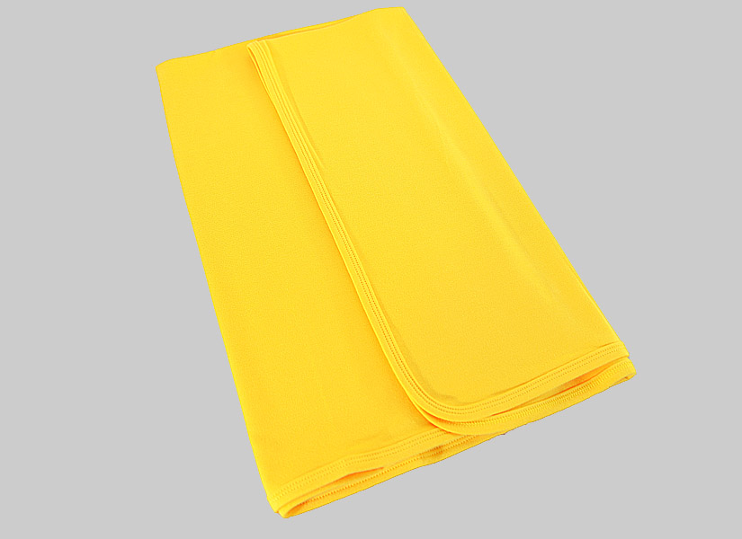 LSU gold color Baby Receiving Blanket