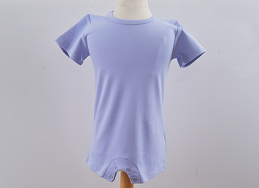 Lavender Color Romper Snap Up