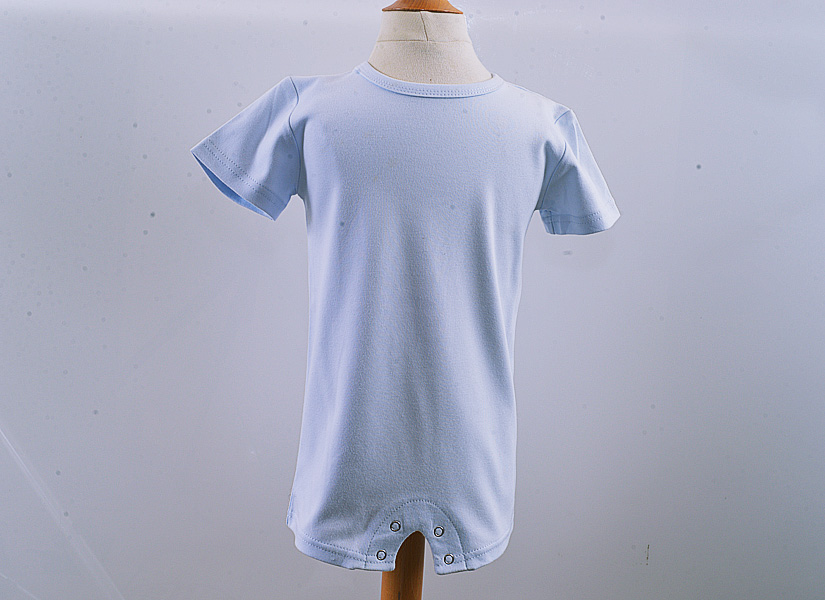 Blue Boy Romper Snap Up