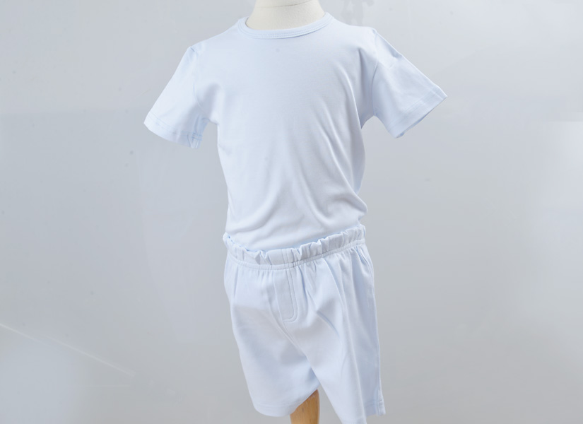 Light Blue Color Boy T and Short
