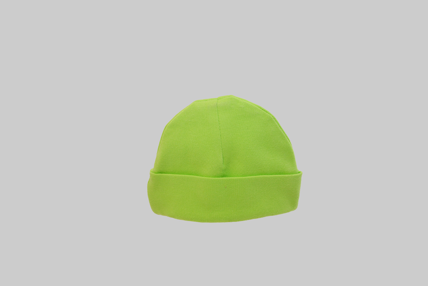 Hot Green Color Baby Caps
