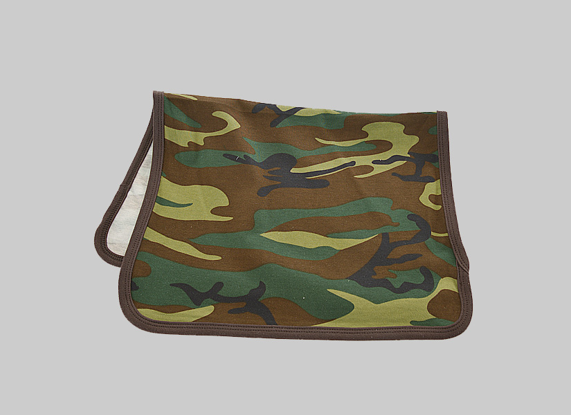 Baby Burp Cloths 13×19″. Camouflage Prints