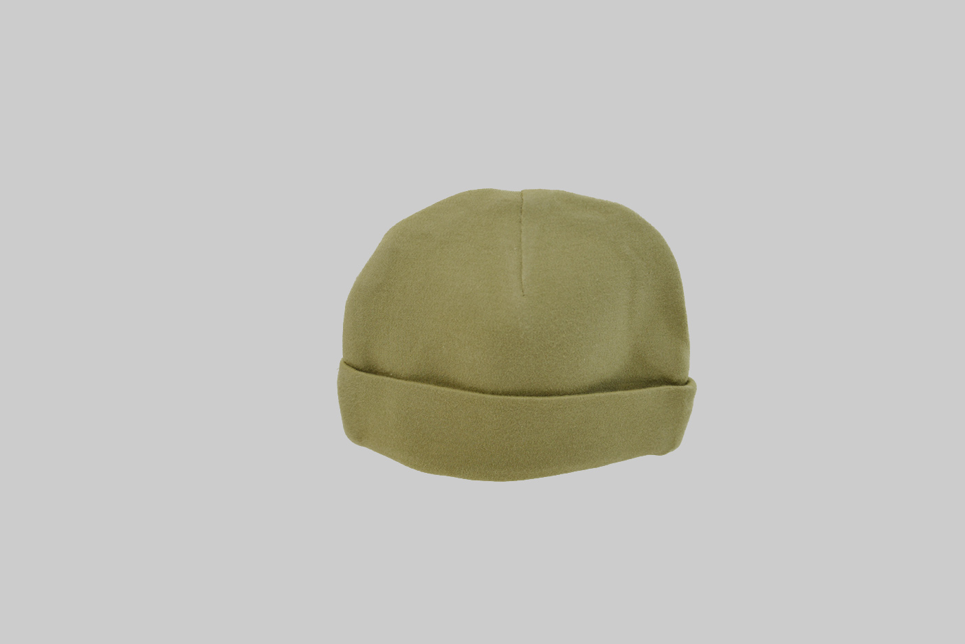Plain Camo Green color baby cap