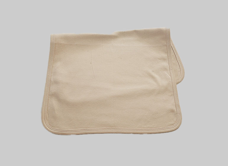 Almond Taupe Color Baby Burp