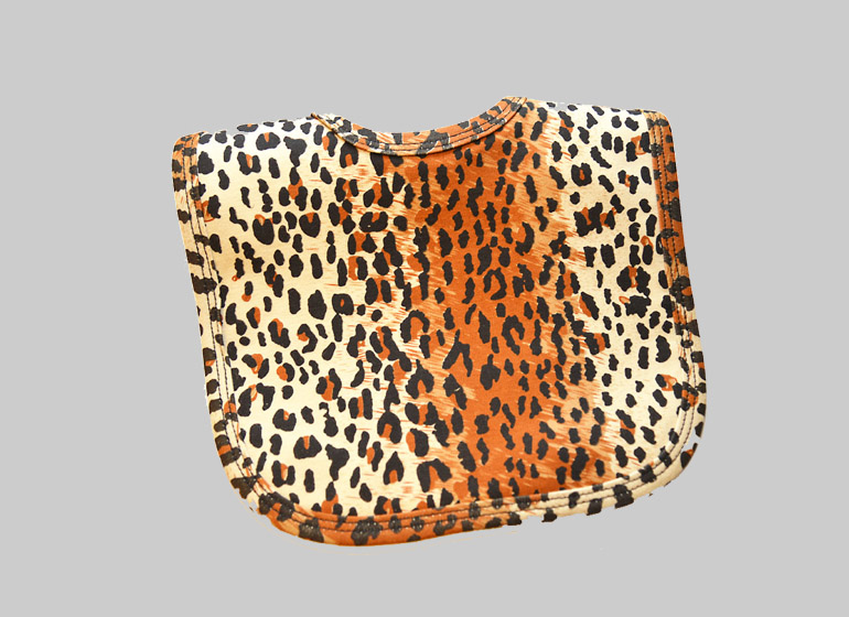 Leopard Skin Color, Bib Toddler Size