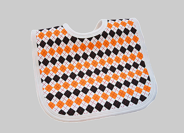 Baby Bib Toddler Size. Camouflage, Houndstooth