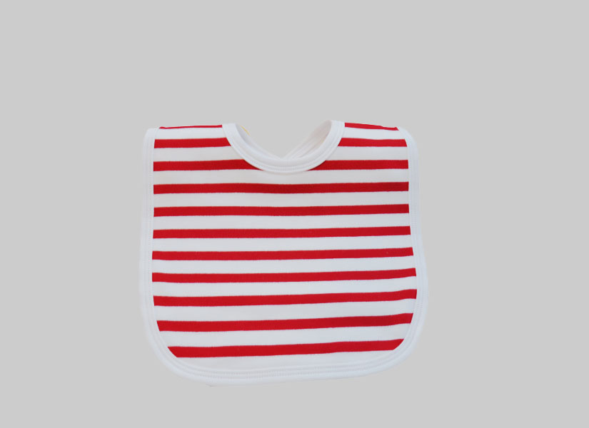 Baby Bib Toddler Size. ( 9″x9″) Festive Colors.