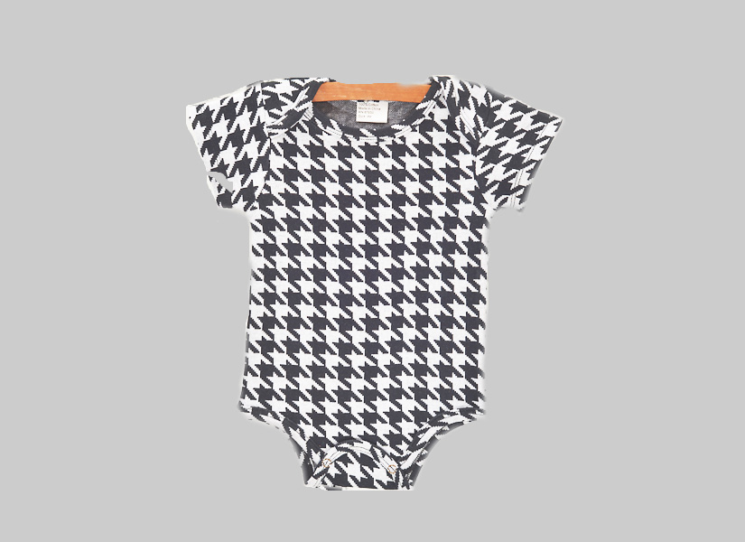 Houndstooth Traditional Color Baby Jumpsuit