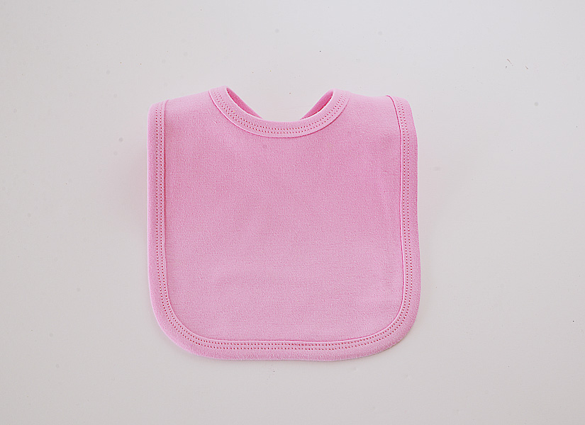 Bubble Gum Pink Infant Baby Bib