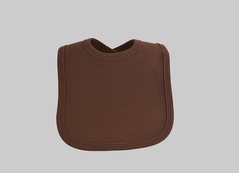 Chocolate Brown Infant Baby Bib