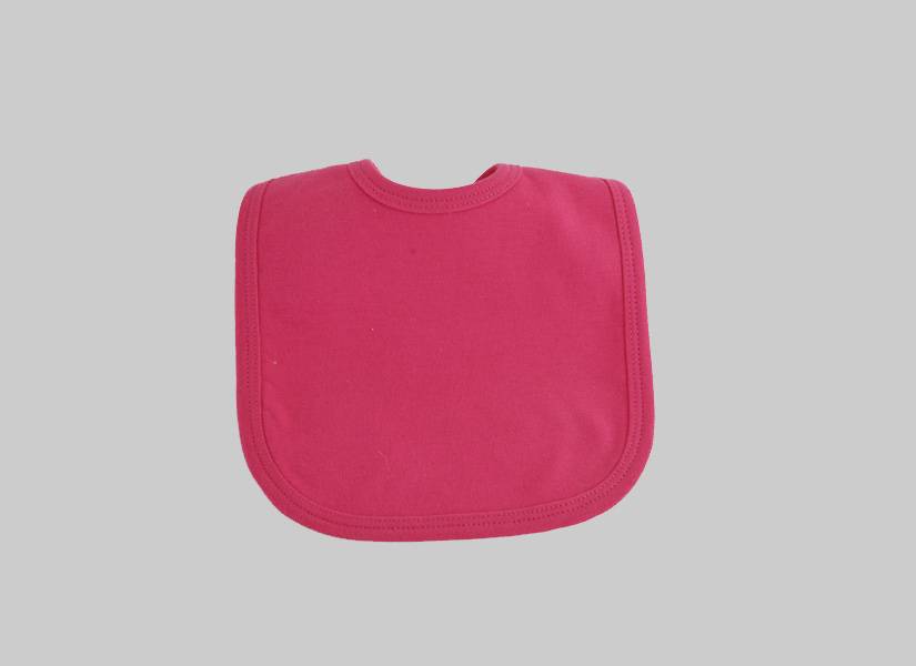 Hot Pink Color Infant Baby Bib