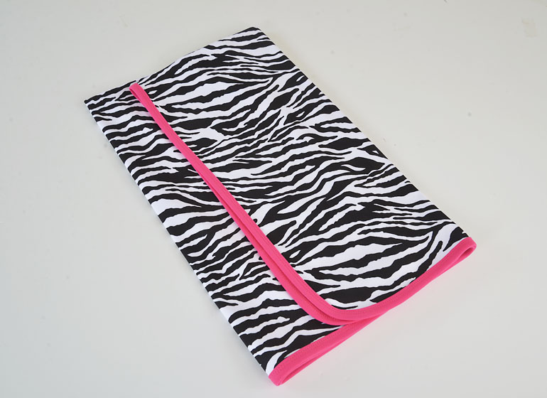 Baby Receiving Blanket. Zebra & Camouflage