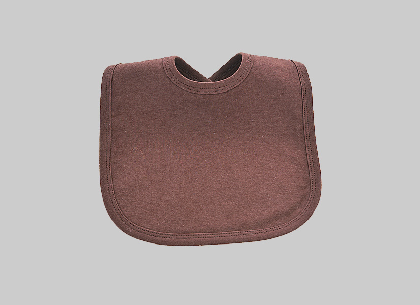 Brown color bib toddler size