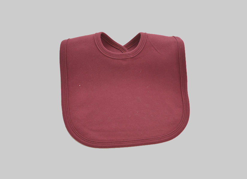 Burgundy Color Bib Toddler Size