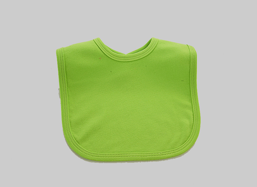 Hot Green Color Baby Bib Toddler Size
