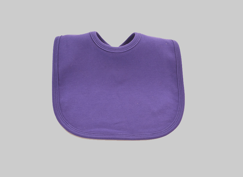 LSU Puprle Color Toddler Bib