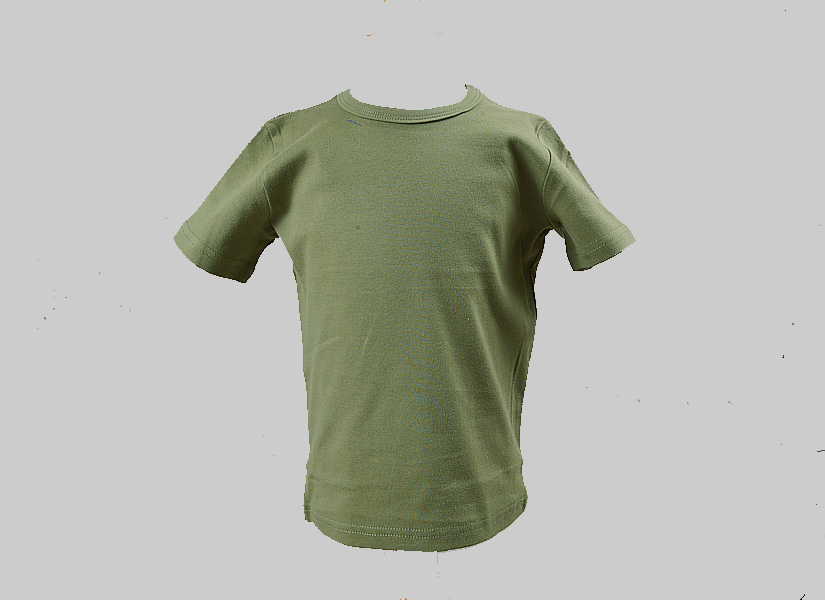 Plain Camo Green Color Boy T Shirt