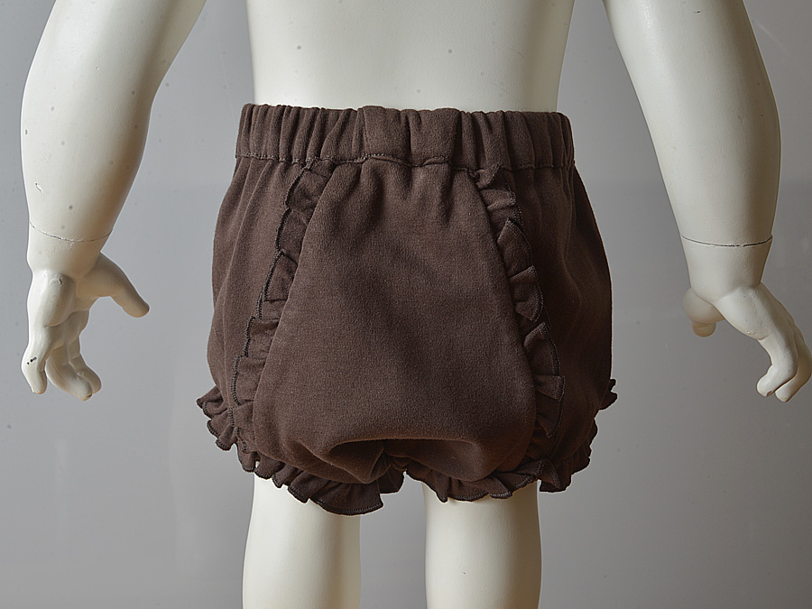 Brown color Diaper Cover Ruffled