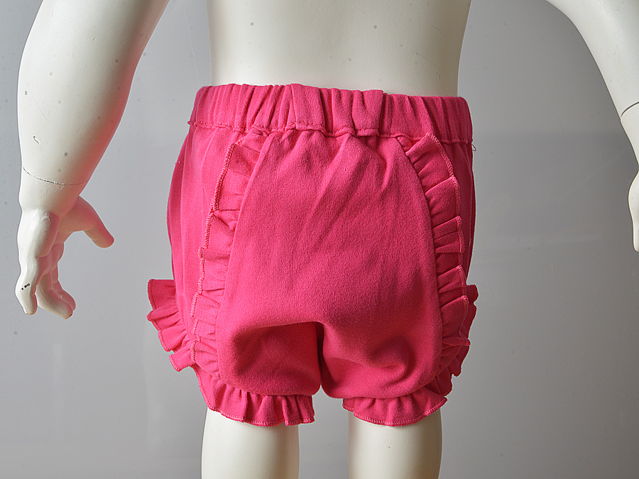 Hot PInk Diaper Cover Ruffled