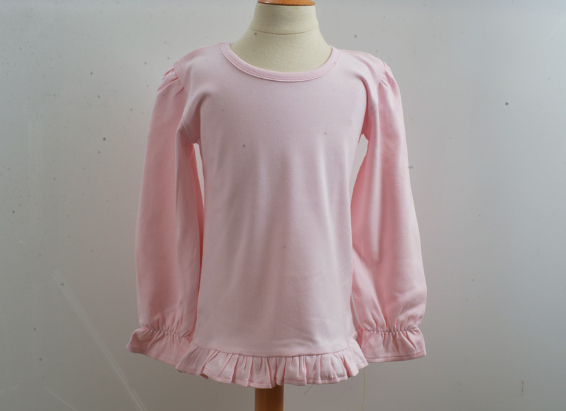 Baby Pink Girl Toddler Long Sleeve Shirt