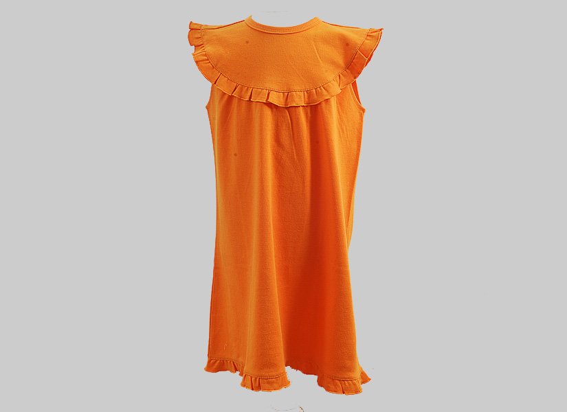 Dress Girl Toddler Sleeveless with Ruffles