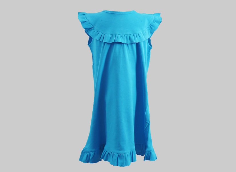 Aqua Blue girl toddler sleeveless dress