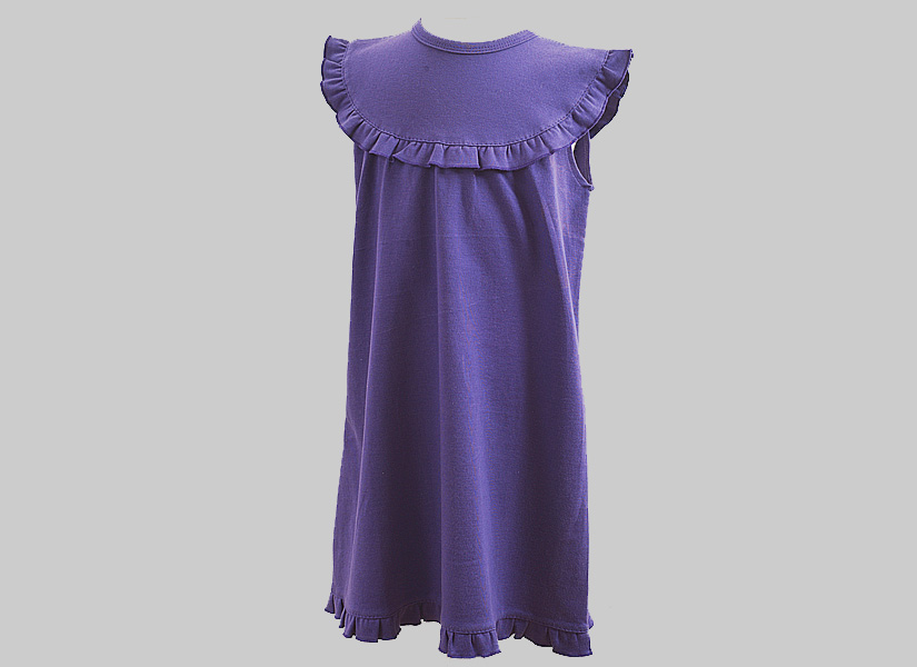 LSU Purple girl toddler sleeveless dress