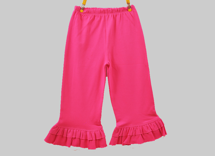 Girl Toddler Double Ruffle Flare Long Pant Zebra - Image 3