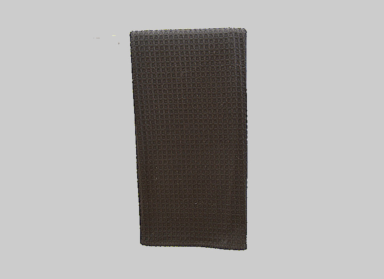 Black Waffle Weaves Kitchen Towel
