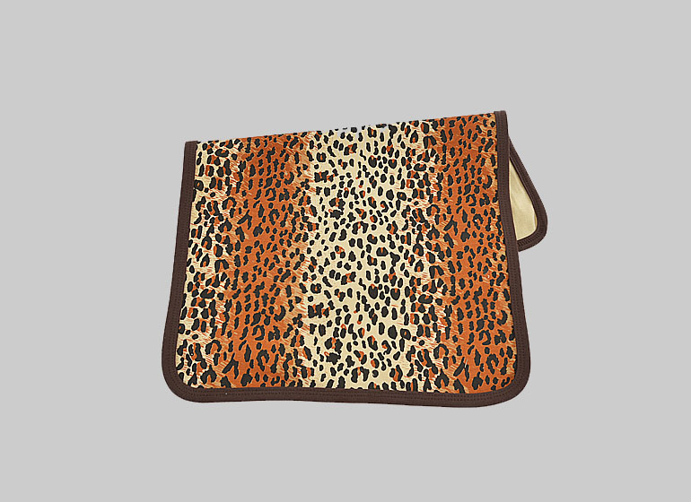 Leopard skin color baby burp cloth