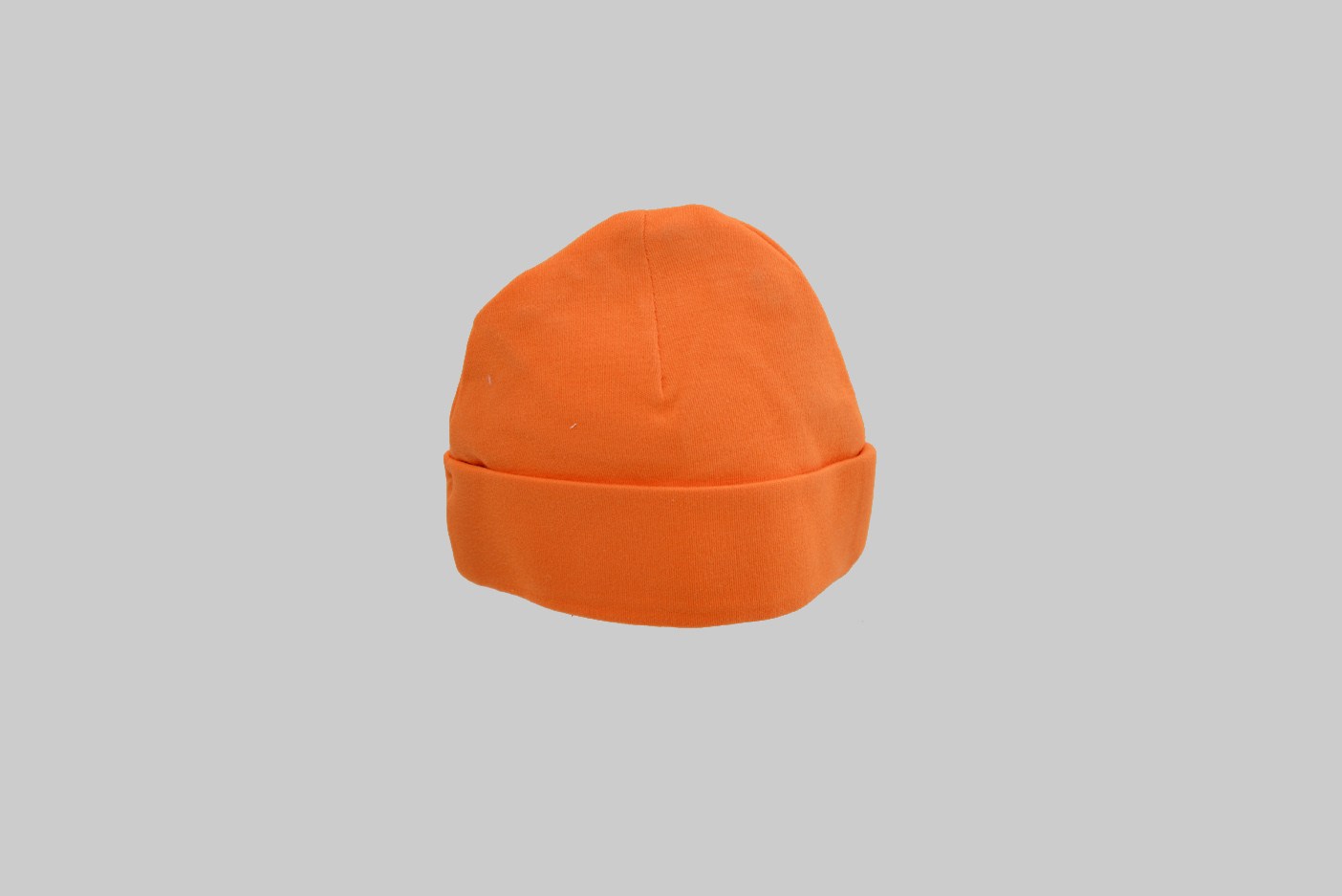 Hot Orange Baby Cap