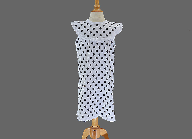 Big Black Dots, Toddler Girl, Sleeveless Dress